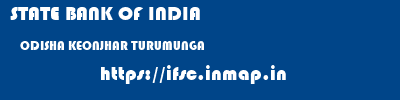 STATE BANK OF INDIA  ODISHA KEONJHAR TURUMUNGA   ifsc code